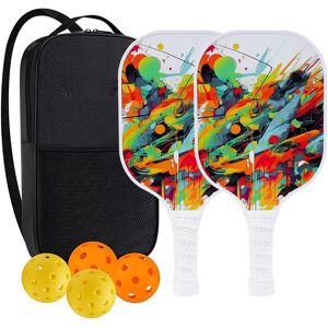 INF Ensemble de pickleball - Raquettes, balles et sac en fibre de verre 7 - Publicité INF Ensemble de pickleball - Raquettes, balles et sac en fibre de verre 7 - Publicité