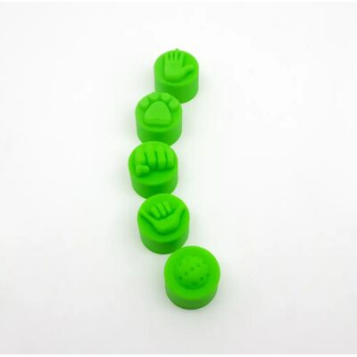 INF Embouts anti-dérapants en silicone pour raquette de pickleball - Set de 5 pour prise sécurisée Vert - Publicité INF Embouts anti-dérapants en silicone pour raquette de pickleball - Set de 5 pour prise sécurisée Vert - Publicité