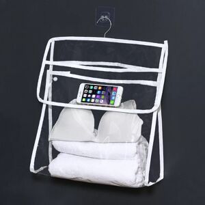 INF Grand sac de rangement de salle de bain étanche pour articles de toilette Blanc - Publicité INF Grand sac de rangement de salle de bain étanche pour articles de toilette Blanc - Publicité