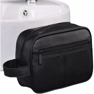 INF Trousse de Toilette de Voyage Portable pour Homme - Élégante & Fonctionnelle Le noir - Publicité INF Trousse de Toilette de Voyage Portable pour Homme - Élégante & Fonctionnelle Le noir - Publicité