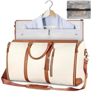 INF Business Suit Travel Foldable Bag - White - PU - Bag - Publicité INF Business Suit Travel Foldable Bag - White - PU - Bag - Publicité