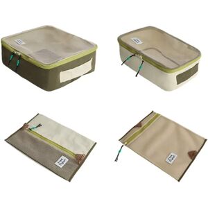 INF Ensemble de 4 sacs de rangement de voyage : Organisateurs de bagages multifonctionnels haut de gamme Vert - Publicité INF Ensemble de 4 sacs de rangement de voyage : Organisateurs de bagages multifonctionnels haut de gamme Vert - Publicité