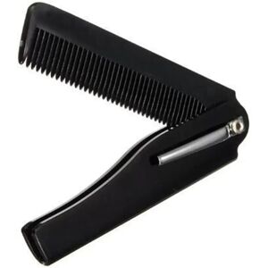 INF Peigne Corne Pliant de Voyage pour Homme - Compact et Pratique Le noir - Publicité INF Peigne Corne Pliant de Voyage pour Homme - Compact et Pratique Le noir - Publicité