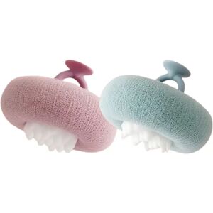 INF Éponge de bain tournesol à ventouse : boule de douche exfoliante en nid d'abeille pour femmes Vert+Violet - Publicité INF Éponge de bain tournesol à ventouse : boule de douche exfoliante en nid d'abeille pour femmes Vert+Violet - Publicité
