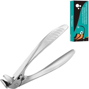 INF Coupe-ongles à manche long verrouillable - Acier inoxydable, ouverture large et prise ergonomique Argent - Publicité INF Coupe-ongles à manche long verrouillable - Acier inoxydable, ouverture large et prise ergonomique Argent - Publicité