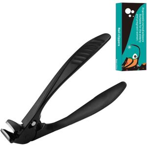 INF Coupe-ongles à manche long verrouillable - Acier inoxydable, ouverture large et prise ergonomique Le noir - Publicité INF Coupe-ongles à manche long verrouillable - Acier inoxydable, ouverture large et prise ergonomique Le noir - Publicité