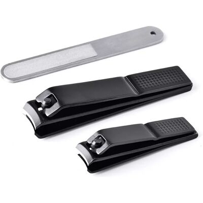 INF Ensemble de Coupe-Ongles en Acier Inoxydable - Kit de Manucure Pédicure Portable - Publicité INF Ensemble de Coupe-Ongles en Acier Inoxydable - Kit de Manucure Pédicure Portable - Publicité