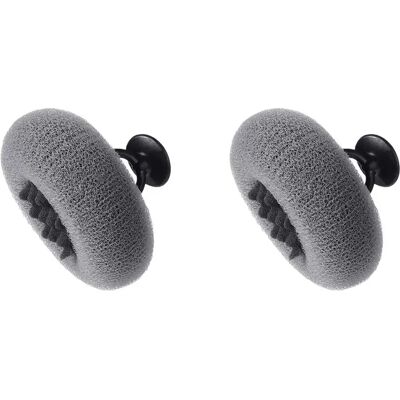 INF Éponge de bain pour homme avec ventouse - Lot de 2 : Exfoliante, moussante et massante Gris - Publicité INF Éponge de bain pour homme avec ventouse - Lot de 2 : Exfoliante, moussante et massante Gris - Publicité