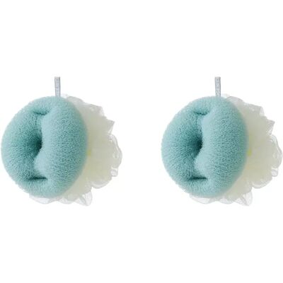 INF Ensemble de 2 éponges de bain exfoliantes double face pour une mousse riche et un nettoyage en profondeur Vert - Publicité INF Ensemble de 2 éponges de bain exfoliantes double face pour une mousse riche et un nettoyage en profondeur Vert - Publicité