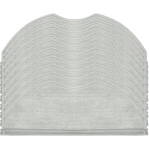 INF Lot de 10 chiffons microfibre pour serpillière robot - Gris, Sans rayures, Sans traces, compatible avec Xiaomi S40C, S40,