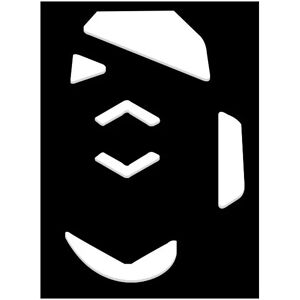 INF Jeu de patins pour souris compatibles avec la souris filaire Logitech G502, blancs - Précision et glisse améliorées