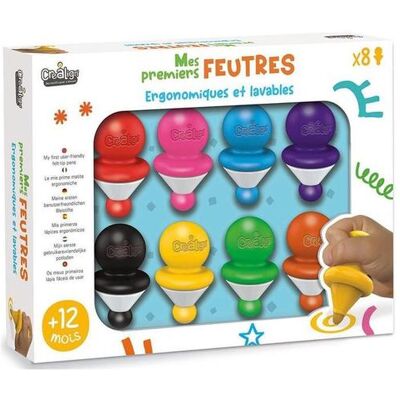CREA LIGN Modèle - Marqueurs Ergonomiques 8 Couleurs - Dessin & Coloration - Publicité CREA LIGN Modèle - Marqueurs Ergonomiques 8 Couleurs - Dessin & Coloration - Publicité