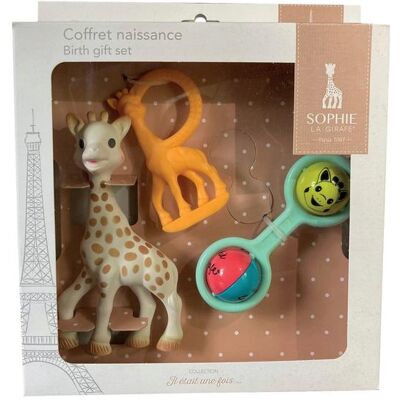 Vulli Coffret cadeau naissance Sophie La Girafe - Publicité Vulli Coffret cadeau naissance Sophie La Girafe - Publicité