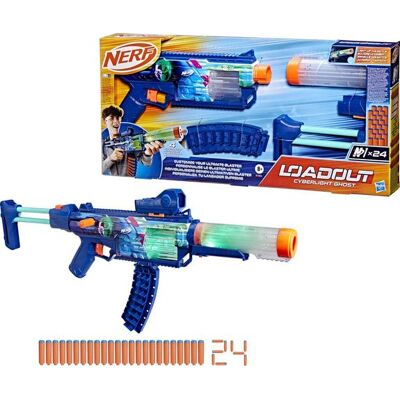 Nerf loadout cyberlight ghost - Publicité Nerf loadout cyberlight ghost - Publicité
