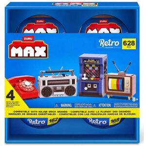 Zuru Coffret 4 pièces Capsule rétro MAX Construction série 1 - Publicité Zuru Coffret 4 pièces Capsule rétro MAX Construction série 1 - Publicité