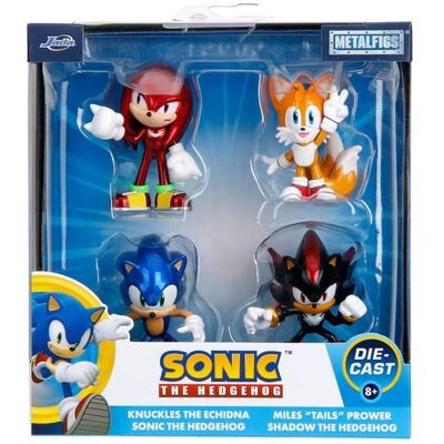 Coffret 4 figurines Metalfigs Jada Sonic the legends - Publicité Coffret 4 figurines Metalfigs Jada Sonic the legends - Publicité