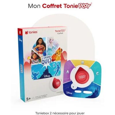Tonies Coffret Tonieplay - Le grand quizz Disney - Publicité Tonies Coffret Tonieplay - Le grand quizz Disney - Publicité