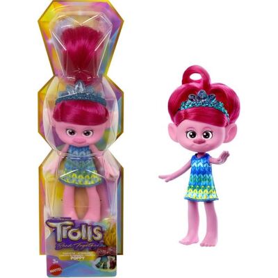 Mattel Poupée Poppy Hair Pops - Trolls 3 - Publicité Mattel Poupée Poppy Hair Pops - Trolls 3 - Publicité