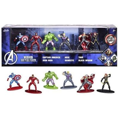 JADA Coffret 6 figurines Nanometalfigs Avengers - Publicité JADA Coffret 6 figurines Nanometalfigs Avengers - Publicité