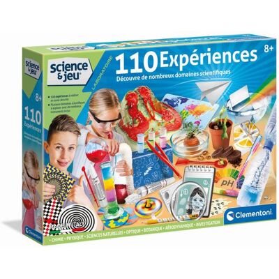 Clementoni 110 expériences Sciences et Jeu - Publicité Clementoni 110 expériences Sciences et Jeu - Publicité