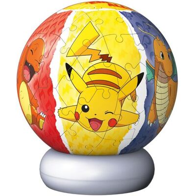 Ravensburger Puzzle ball 3D 72 pièces Pokémon illuminé - Publicité Ravensburger Puzzle ball 3D 72 pièces Pokémon illuminé - Publicité