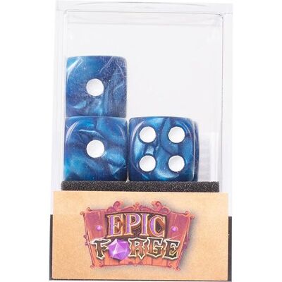 Ensemble de Dés Perle Bleue Epic Forge - Accessoires Jeux de Rôle - Publicité Ensemble de Dés Perle Bleue Epic Forge - Accessoires Jeux de Rôle - Publicité