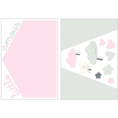 Sauthon Stickers muraux home Lilibelle - Publicité Sauthon Stickers muraux home Lilibelle - Publicité