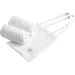 Lot de 2 draps housse rectangulaires pour berceau Sauthon Original Blanc Cristal - Publicité Lot de 2 draps housse rectangulaires pour berceau Sauthon Original Blanc Cristal - Publicité