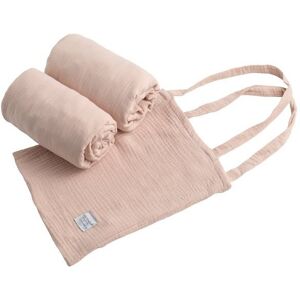 Lot de 2 draps housse ovales pour lit 140x70 Sauthon Original Rose Quartz - Publicité Lot de 2 draps housse ovales pour lit 140x70 Sauthon Original Rose Quartz - Publicité