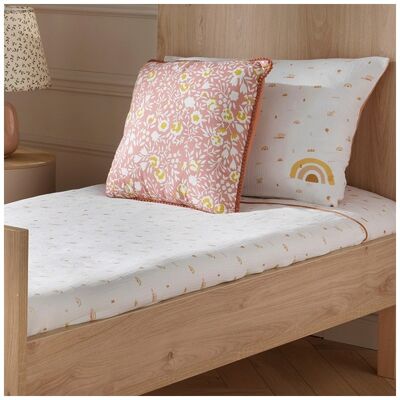 Housse de couette en coton Sunlight Sauthon - Blanc/Beige - Literie bébé - Publicité Housse de couette en coton Sunlight Sauthon - Blanc/Beige - Literie bébé - Publicité