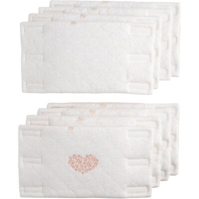 Sauthon Protections de barreaux x8 Petit Coeur - Publicité Sauthon Protections de barreaux x8 Petit Coeur - Publicité