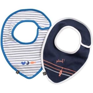 Sauthon Lot de 2 bavoirs Baby Sailor - Publicité Sauthon Lot de 2 bavoirs Baby Sailor - Publicité