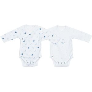 Sauthon Bodies Blanc Bleu lot de 2 taille 1 mois Blue Baleine - Publicité Sauthon Bodies Blanc Bleu lot de 2 taille 1 mois Blue Baleine - Publicité