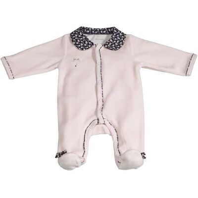 Sauthon Pyjama velours Rosetaille 3 mois Miss Fleur de Lune - Publicité Sauthon Pyjama velours Rosetaille 3 mois Miss Fleur de Lune - Publicité