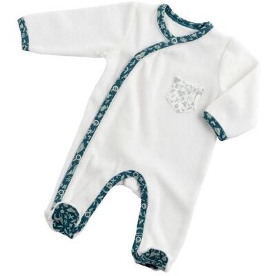 Sauthon Pyjama 3 mois sans col motif Tilleul Promenons-nous - Publicité Sauthon Pyjama 3 mois sans col motif Tilleul Promenons-nous - Publicité