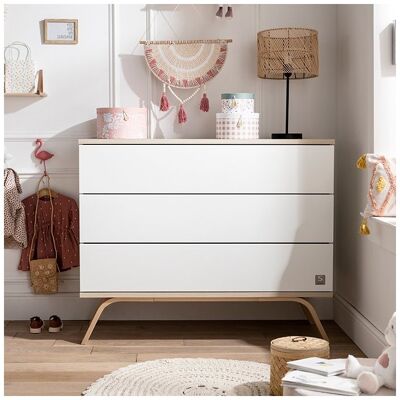 Sauthon Commode 3 tiroirs Serena - Publicité Sauthon Commode 3 tiroirs Serena - Publicité
