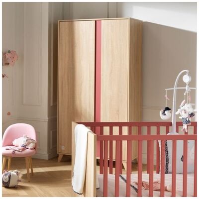Sauthon Armoire 2 portes Nova Rose Canyon - Publicité Sauthon Armoire 2 portes Nova Rose Canyon - Publicité