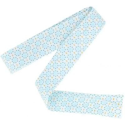 Crafty Cotton Bande en biais - Cercles bleu clair - 3 m x 20 mm - Publicité Crafty Cotton Bande en biais - Cercles bleu clair - 3 m x 20 mm - Publicité
