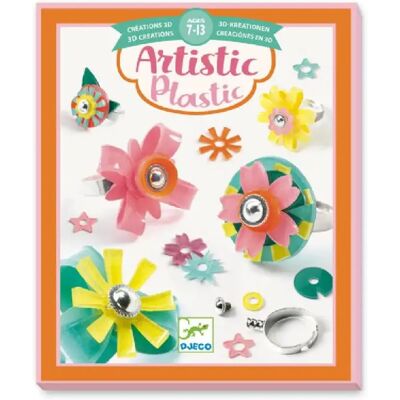 Collection de Bagues en Plastique Artistique Djeco - Coffret Bijoux pour Enfants - Publicité Collection de Bagues en Plastique Artistique Djeco - Coffret Bijoux pour Enfants - Publicité