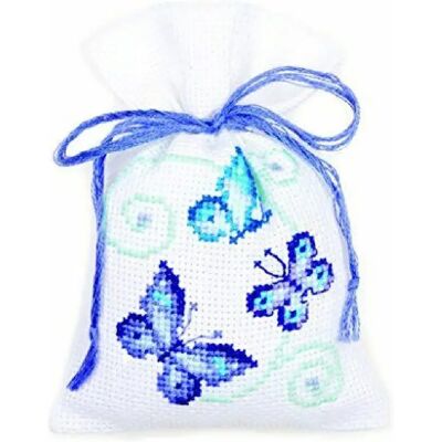 Kit de broderie Vervaco - Ensemble de 3 pièces en coton avec motif - Publicité Kit de broderie Vervaco - Ensemble de 3 pièces en coton avec motif - Publicité