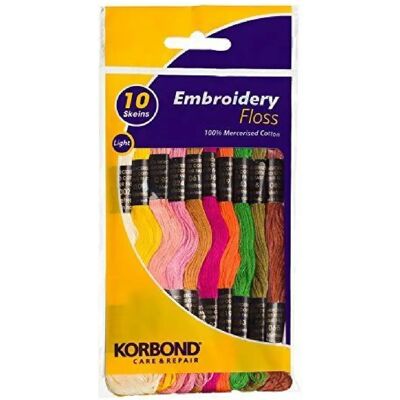 Korbond - 160951 - 10 écheveaux fil à broder - Embroidery thread - Publicité Korbond - 160951 - 10 écheveaux fil à broder - Embroidery thread - Publicité