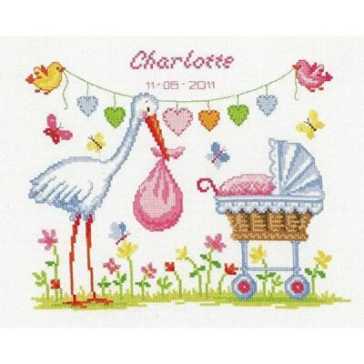 Vervaco PN-0148429 pro 0011902 Kit Point de Croix Bleu Rose - Kit Point de Croix - Publicité Vervaco PN-0148429 pro 0011902 Kit Point de Croix Bleu Rose - Kit Point de Croix - Publicité