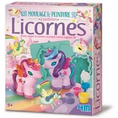 Kit créatif 4M - Moulage et peinture d'unicorns multicolores - Publicité Kit créatif 4M - Moulage et peinture d'unicorns multicolores - Publicité