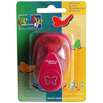 Vaessen Creative Perforatrice de Papier 3D, Papillon, Effet Pop Up, Taille S, Pour Projets DIY, Scrapbooking, Création de cartes et plus - Publicité Vaessen Creative Perforatrice de Papier 3D, Papillon, Effet Pop Up, Taille S, Pour Projets DIY, Scrapbooking, Création de cartes et plus - Publicité