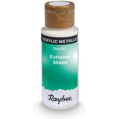 Rayher Peinture Acrylique Métallique - Bleu-Vert - 59 ml - Publicité Rayher Peinture Acrylique Métallique - Bleu-Vert - 59 ml - Publicité