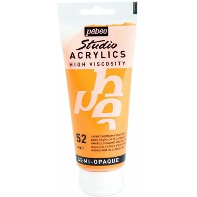 Pébéo Peinture acrylique jaune semi-opaque - 100ml - Type de peinture acrylique - Publicité Pébéo Peinture acrylique jaune semi-opaque - 100ml - Type de peinture acrylique - Publicité