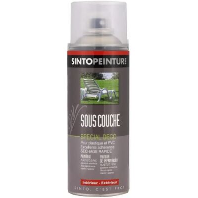 Sinto Sous-couche Apprêt Plastique 400 ml - Publicité Sinto Sous-couche Apprêt Plastique 400 ml - Publicité