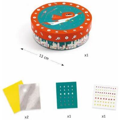 Kit créatif Djeco - Boîte à trésor - Faites-le vous-même - Publicité Kit créatif Djeco - Boîte à trésor - Faites-le vous-même - Publicité