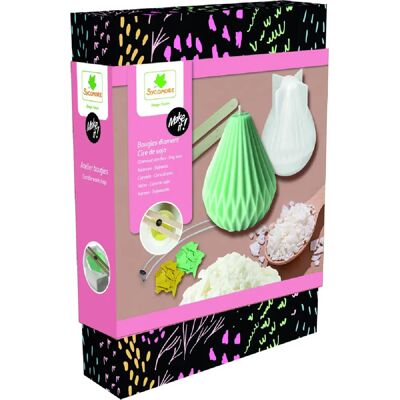 Au sycomore pâte à modeler bougies diamant - Vert - Publicité Au sycomore pâte à modeler bougies diamant - Vert - Publicité