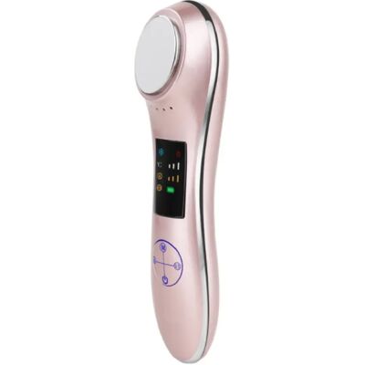 Chrono Masseur facial ultrasonique - Or rose - Publicité Chrono Masseur facial ultrasonique - Or rose - Publicité